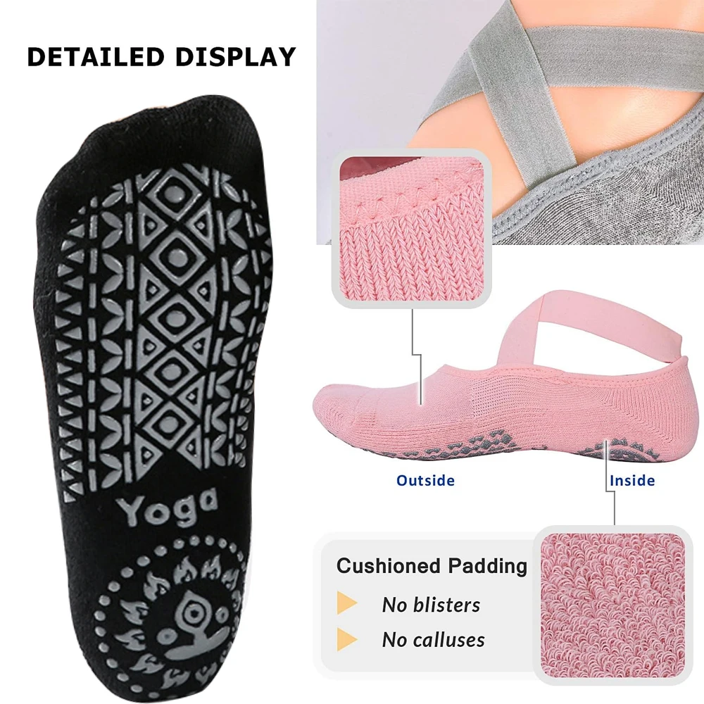 1 paire de chaussettes de yoga - Pilate Yoga Workout avis et prix