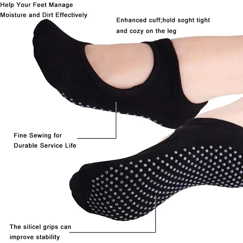 Chaussettes de yoga antidérapa - Pilate Yoga Workout avis et prix